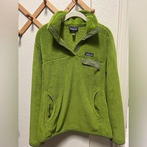 Women's Re-Tool Snap-T® Fleece Pullover POLARTEC, Lime Green Size Large